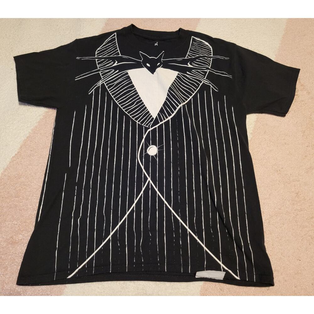 Disney Parks Nightmare Before Christmas Jack Skellington Tuxedo Shirt Size M